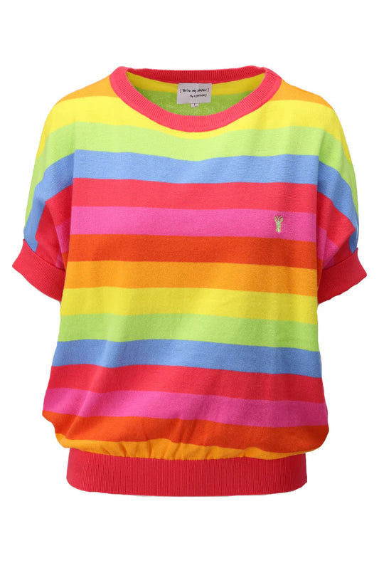 You're my lobster - Regenboog pull met dolman sleeve (C803L)