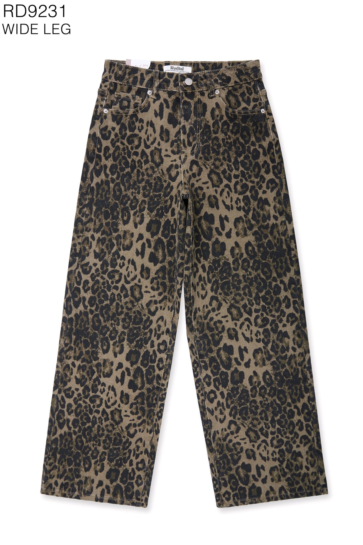 Jeansbroek Redial WIDE LEG Leopard