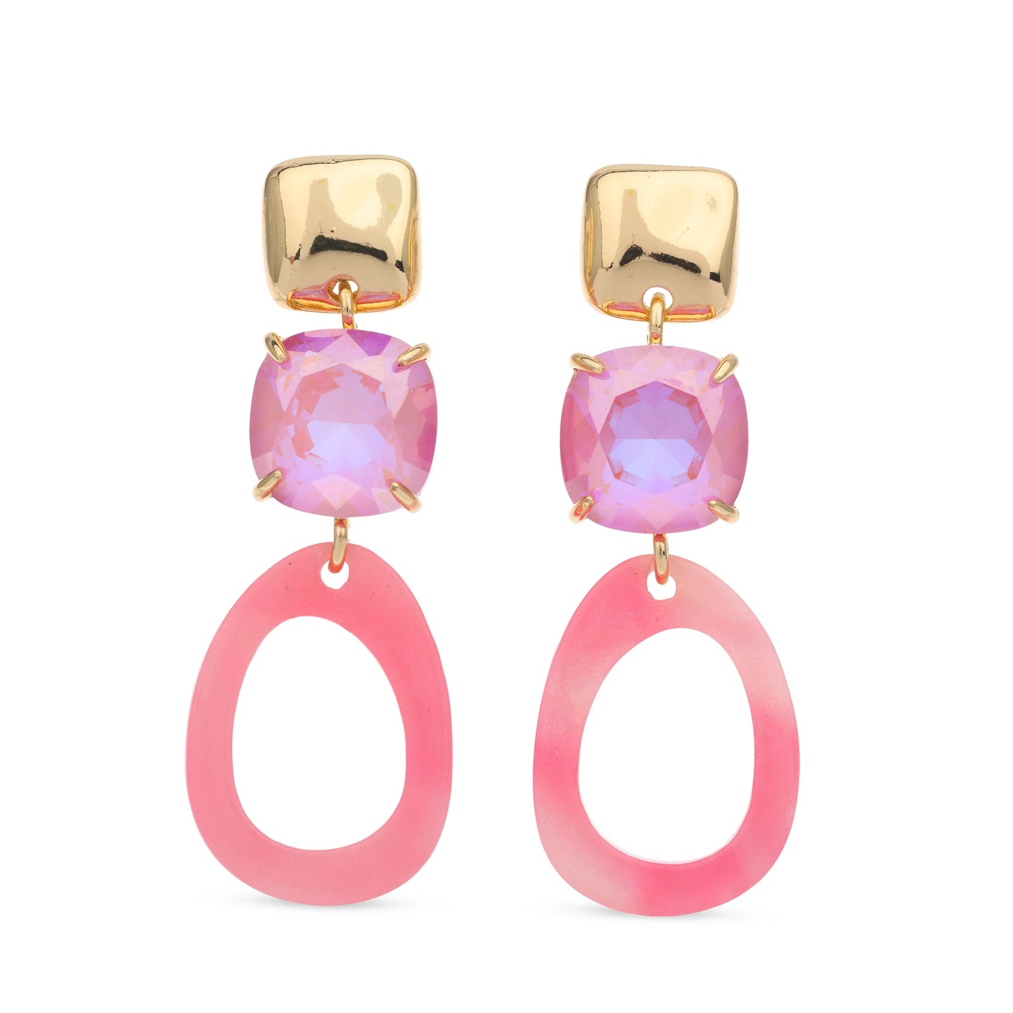 Oorbellen Babeza roze
