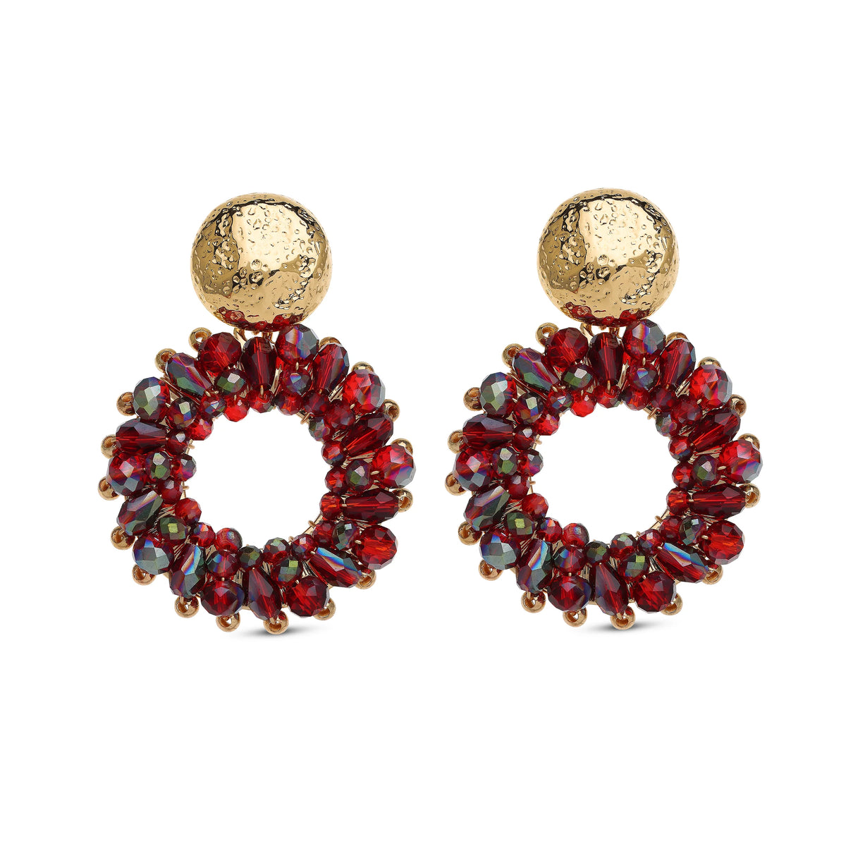 Oorbel Babeza Bordeaux 0100