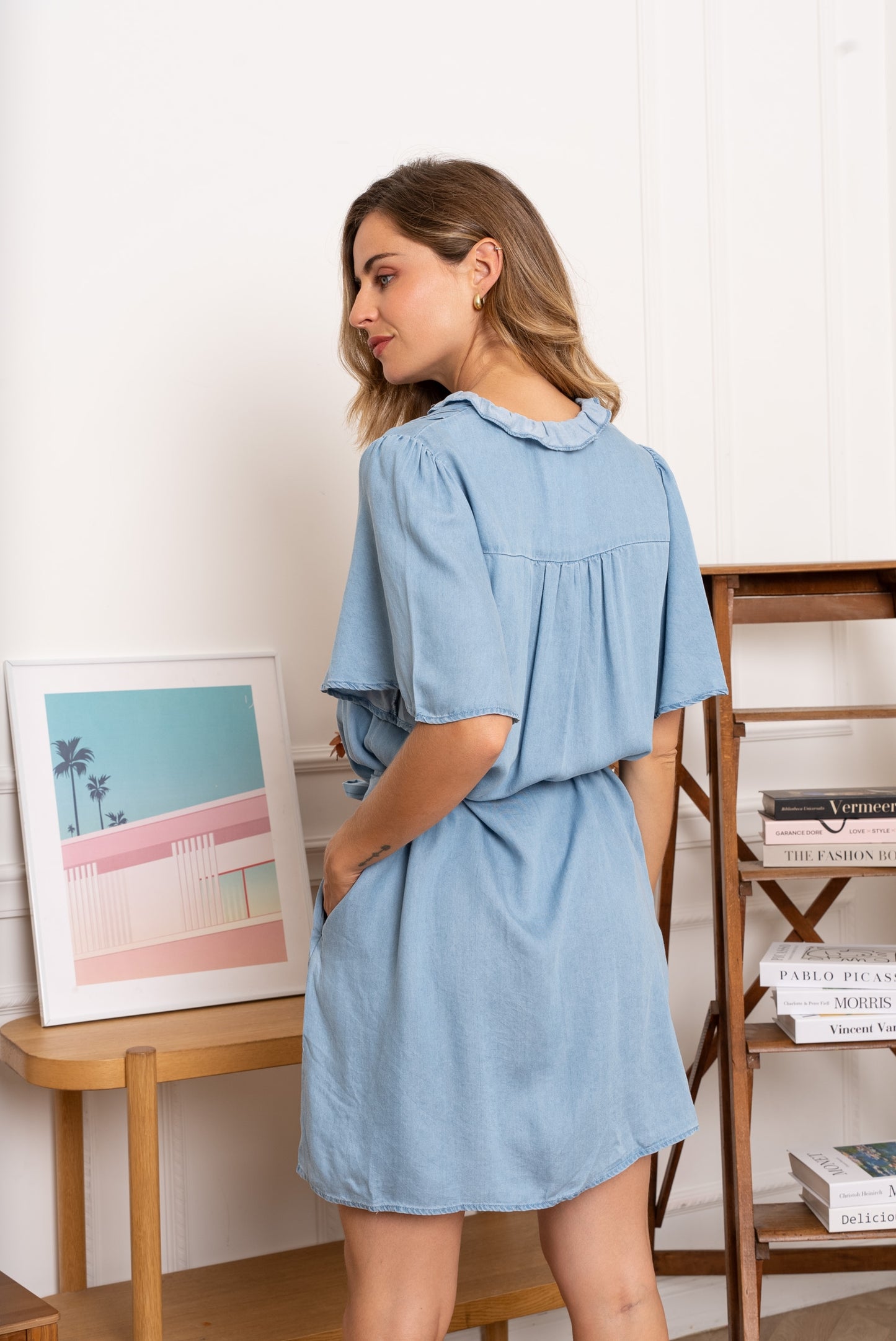 Kleedje Kimberly blauw