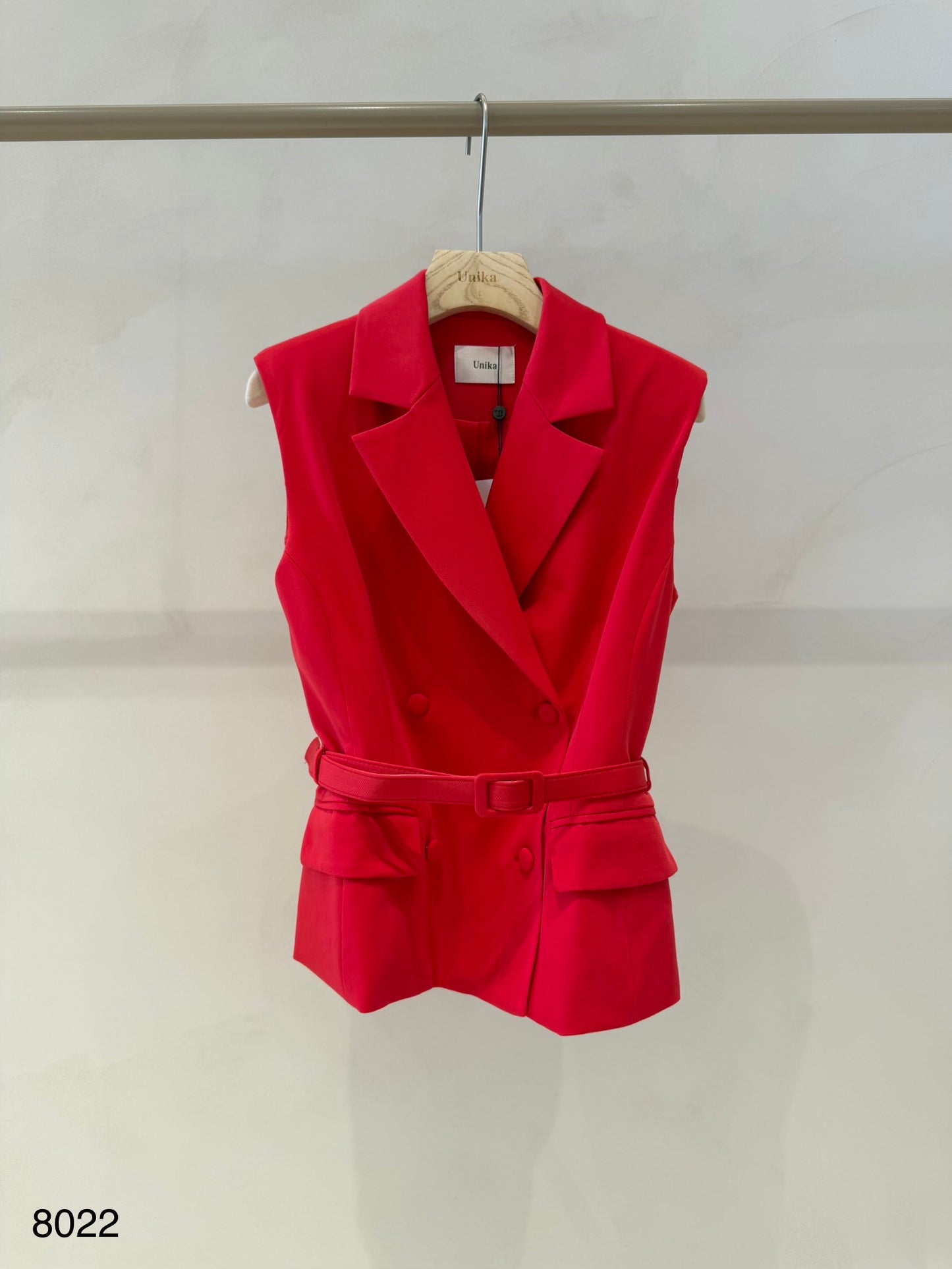 Veste rood Anika