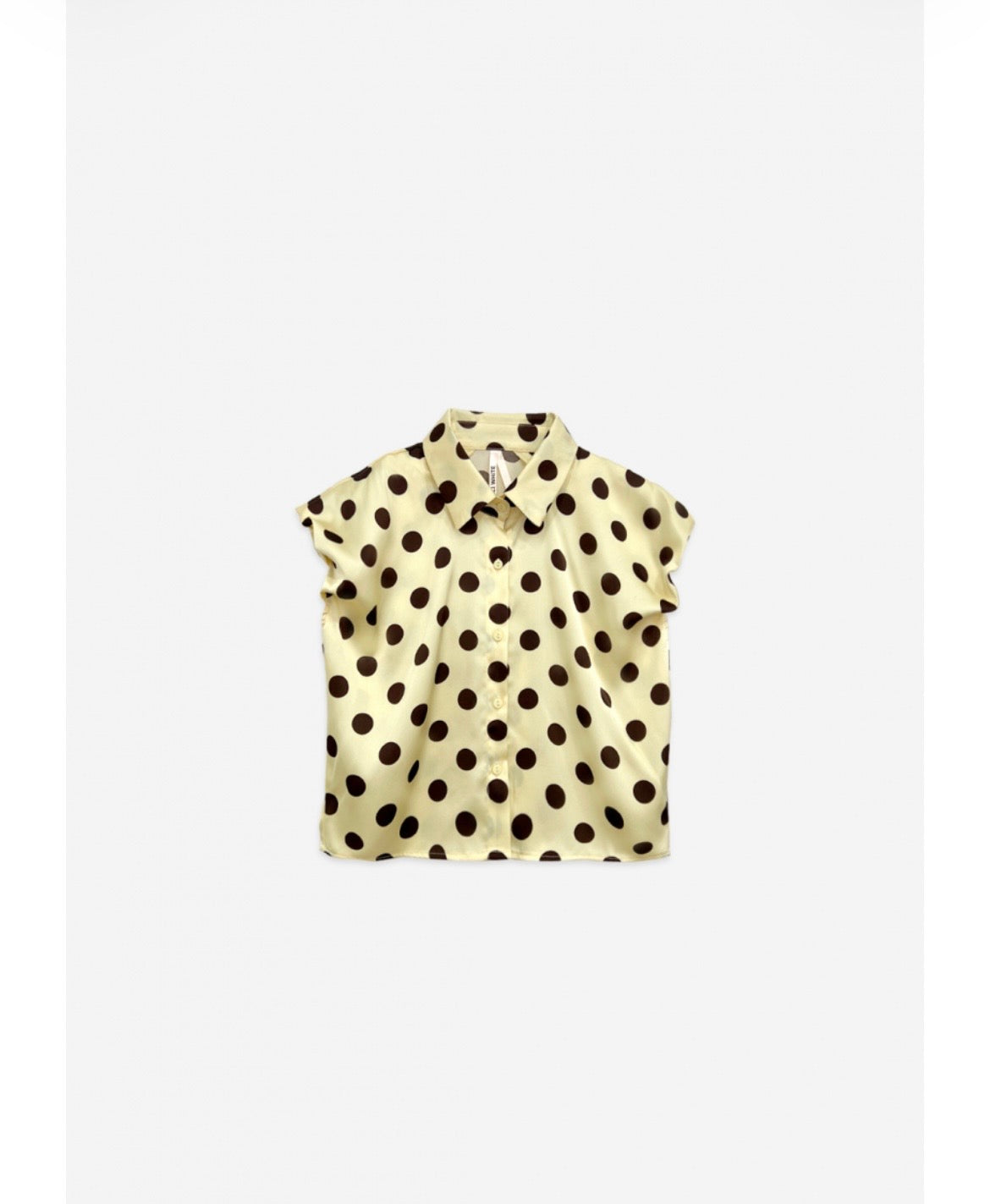 Hemd/bloesje Elli geel polka