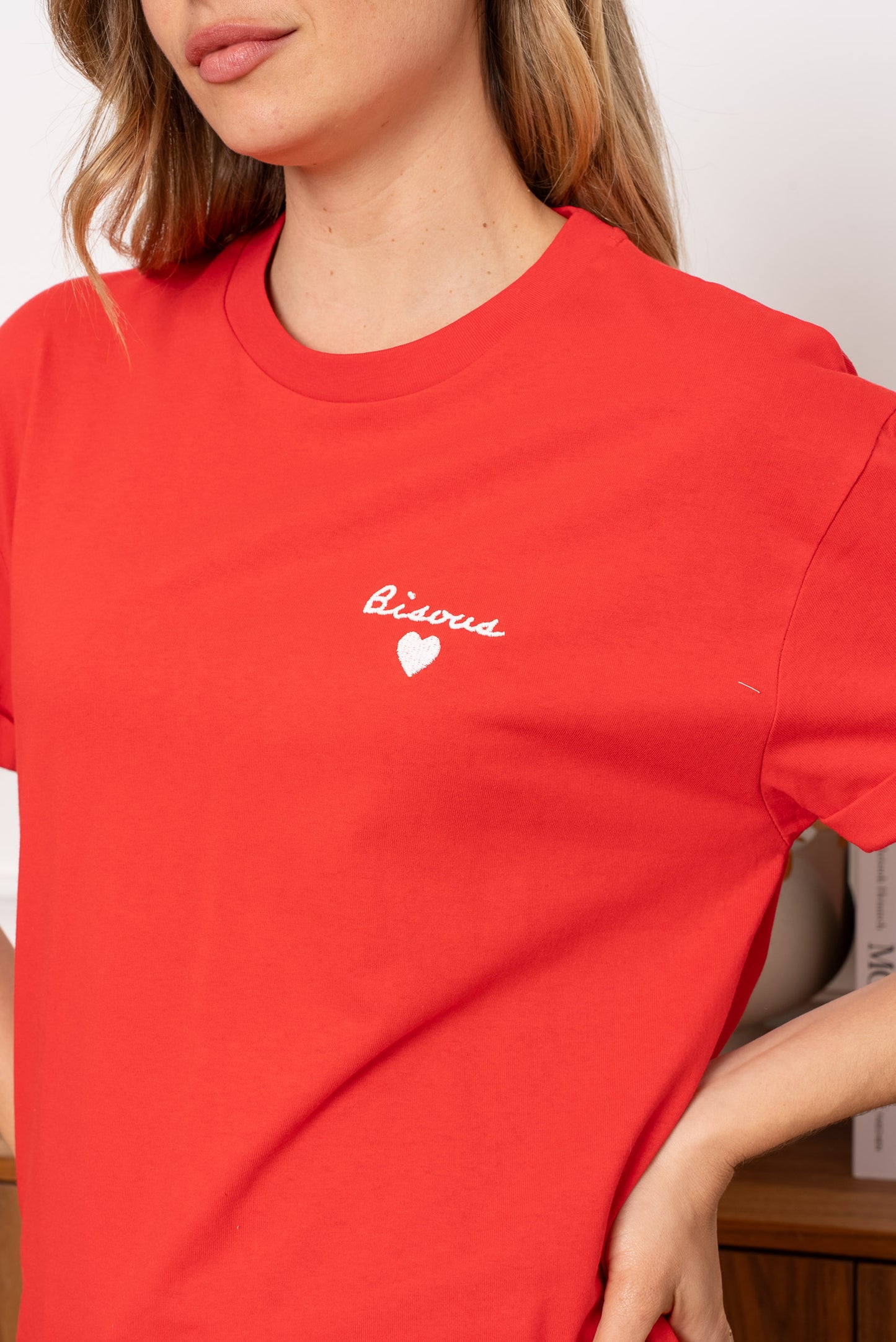T-shirt Kimberly rood