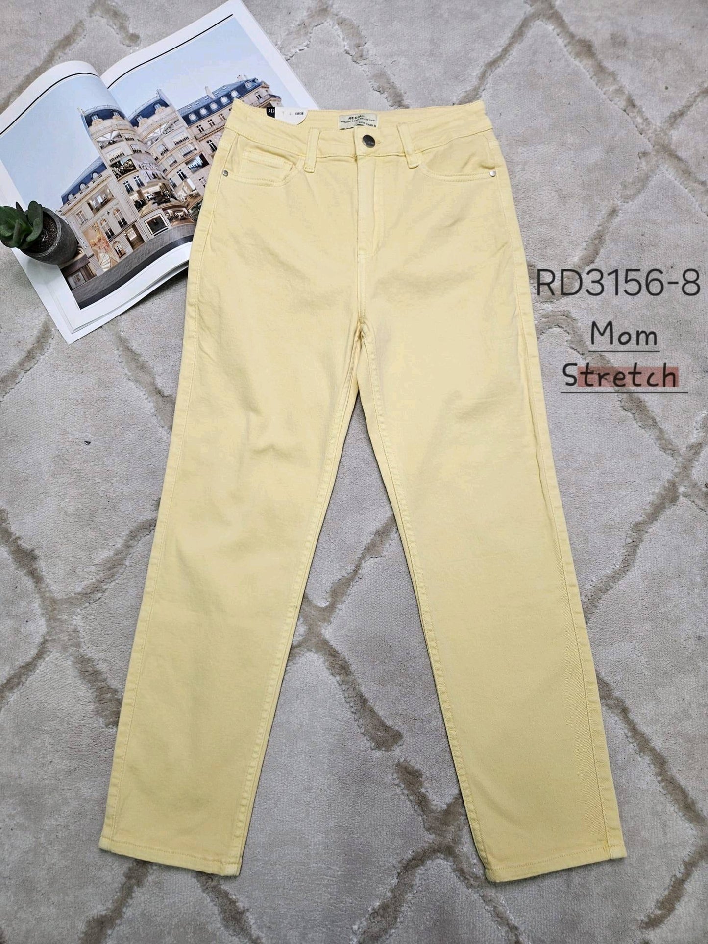 Jeansbroek Redial geel