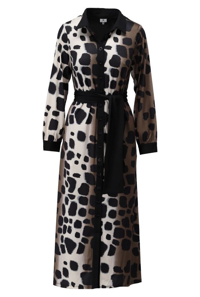 K-DESIGN — MAXI HEMDJURK MET DIERENPRINT