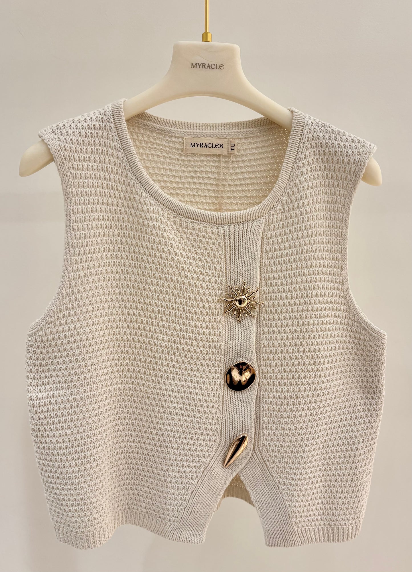 Gilet/debardeur Myra beige