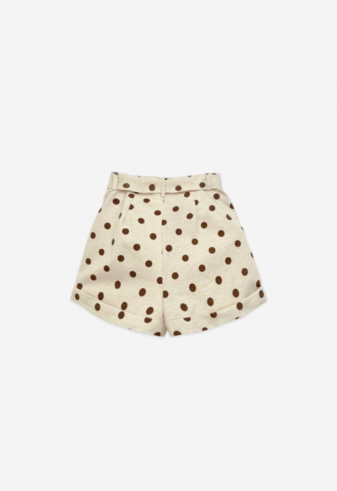 Short Elli taupe polka
