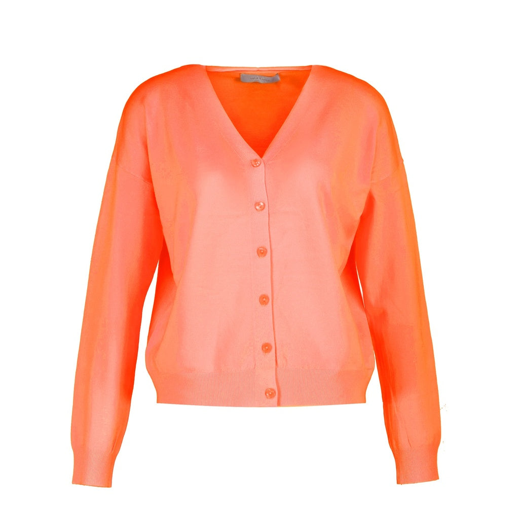 Gilet Amélie Danae coral