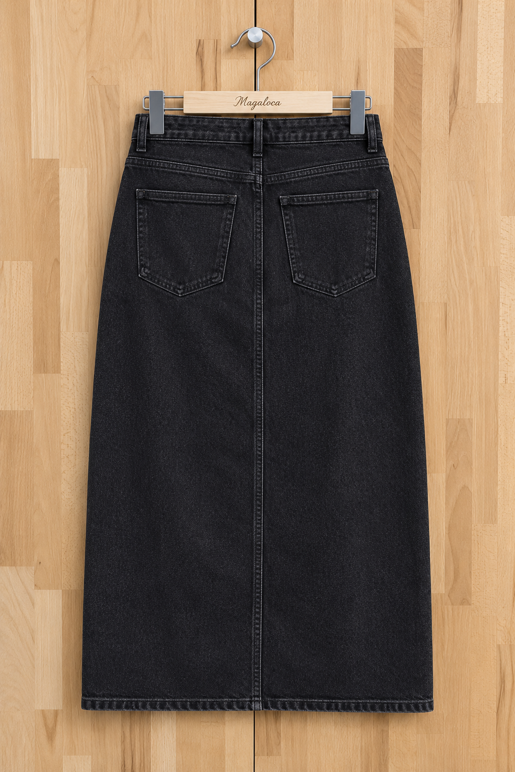 Jeansrok Maya zwart