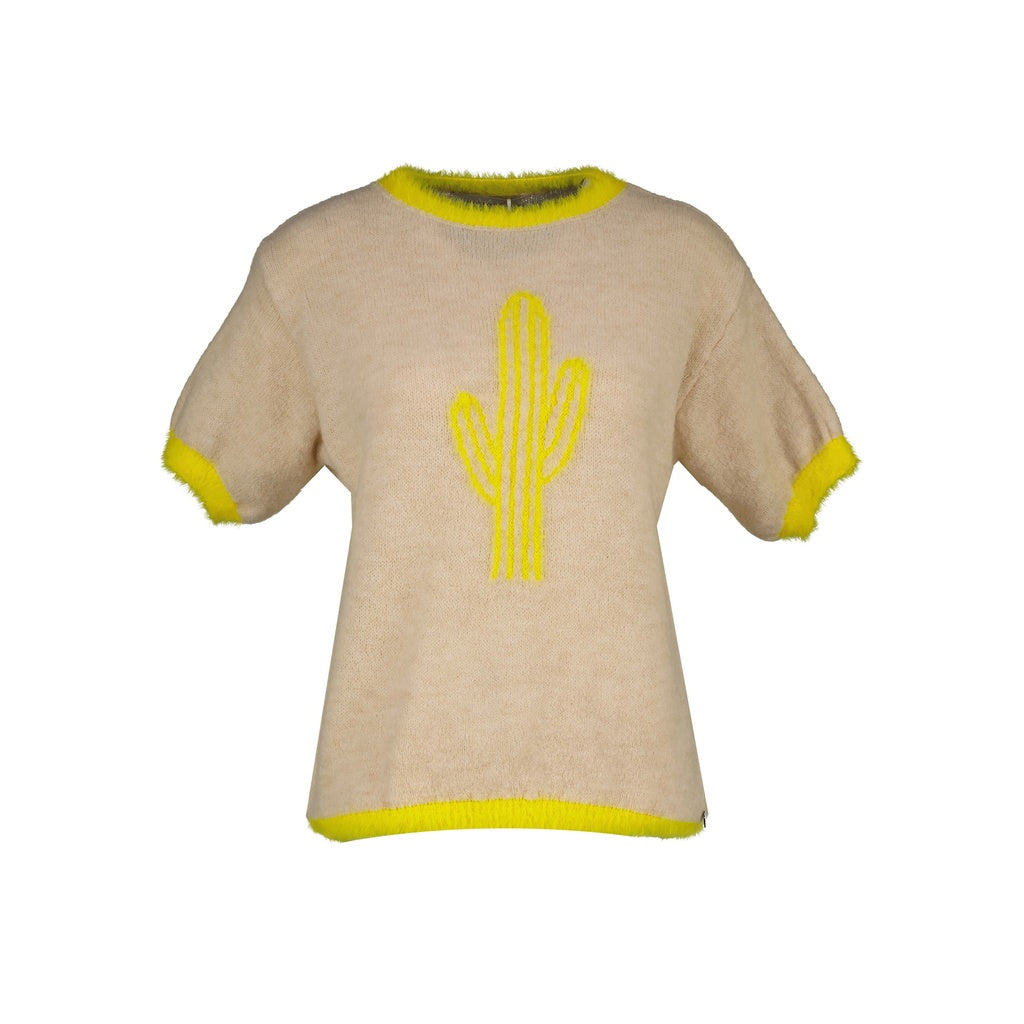 Pull Amélie Alison taupe/yellow