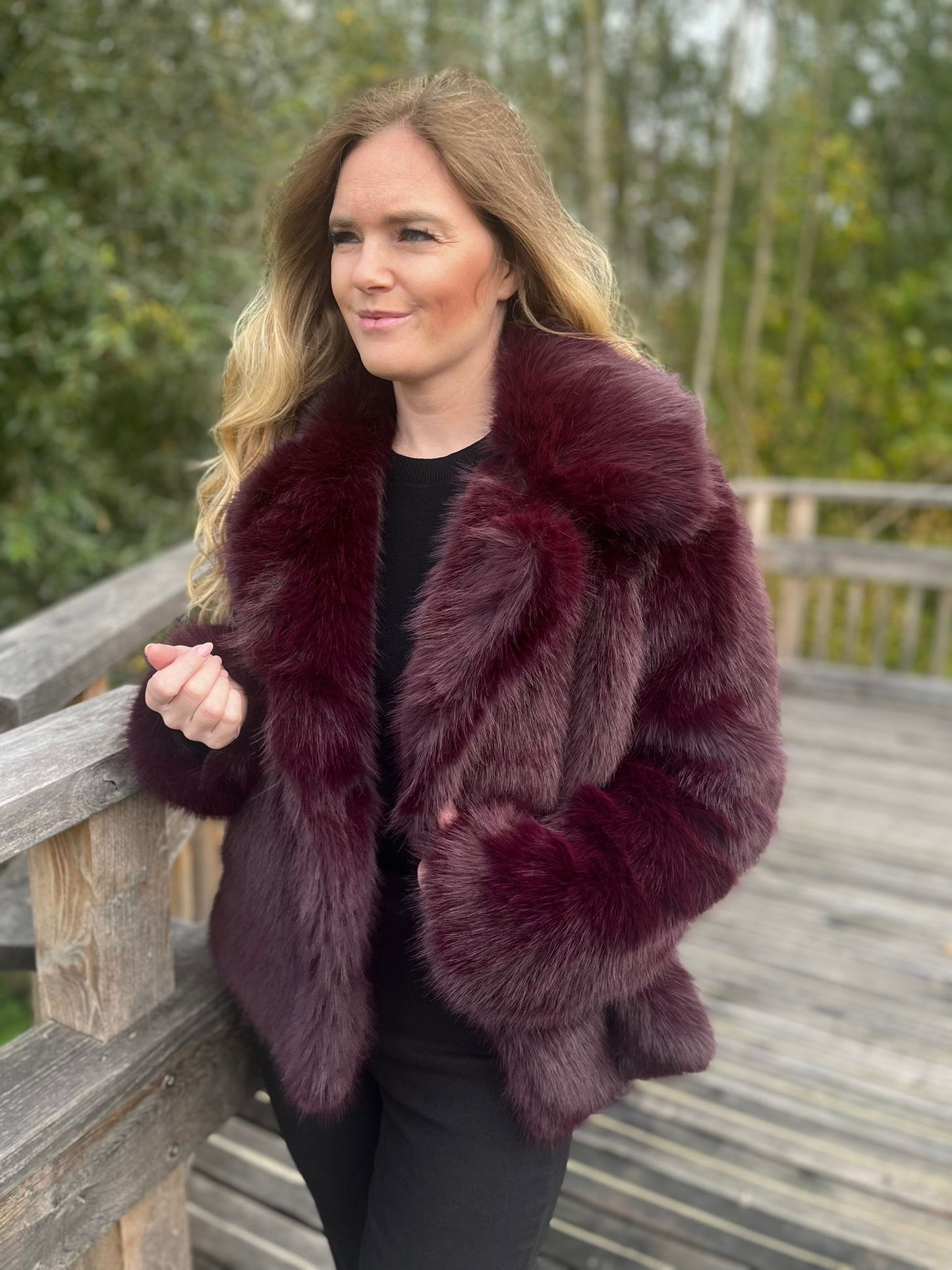 Vest bi bordeaux