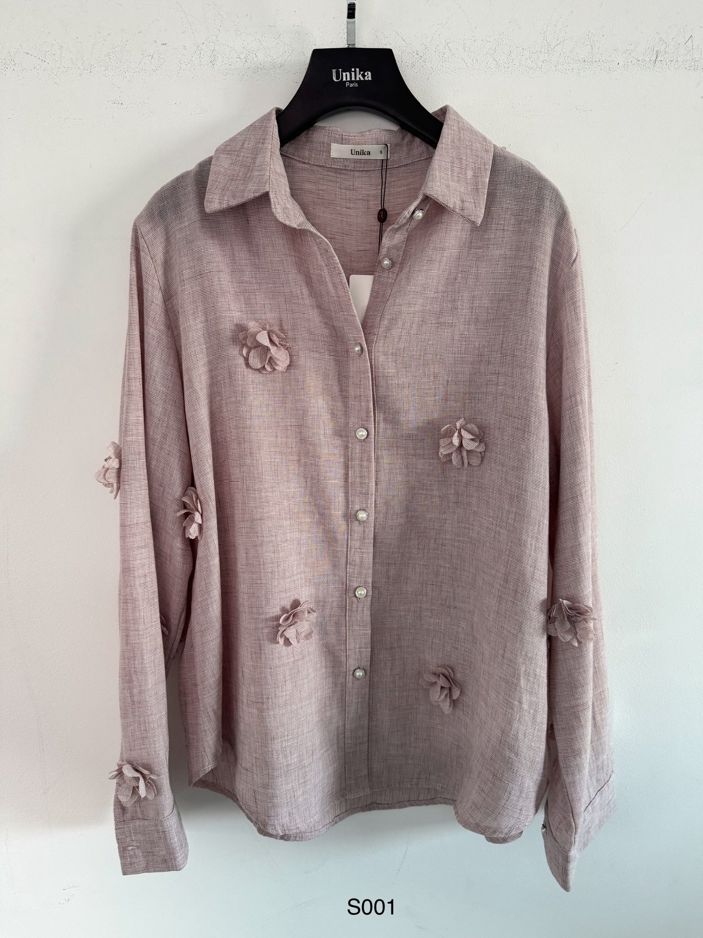 Hemd Anika oud roze