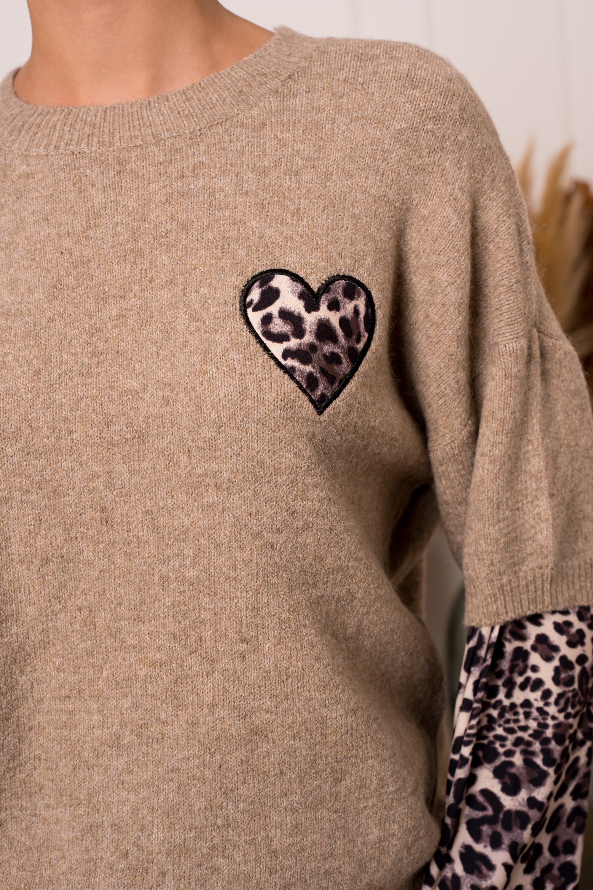 Pull Kimberly taupe Leopard