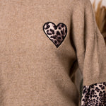 Pull Kimberly taupe Leopard