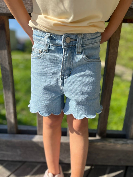 Short kids blauw M&F