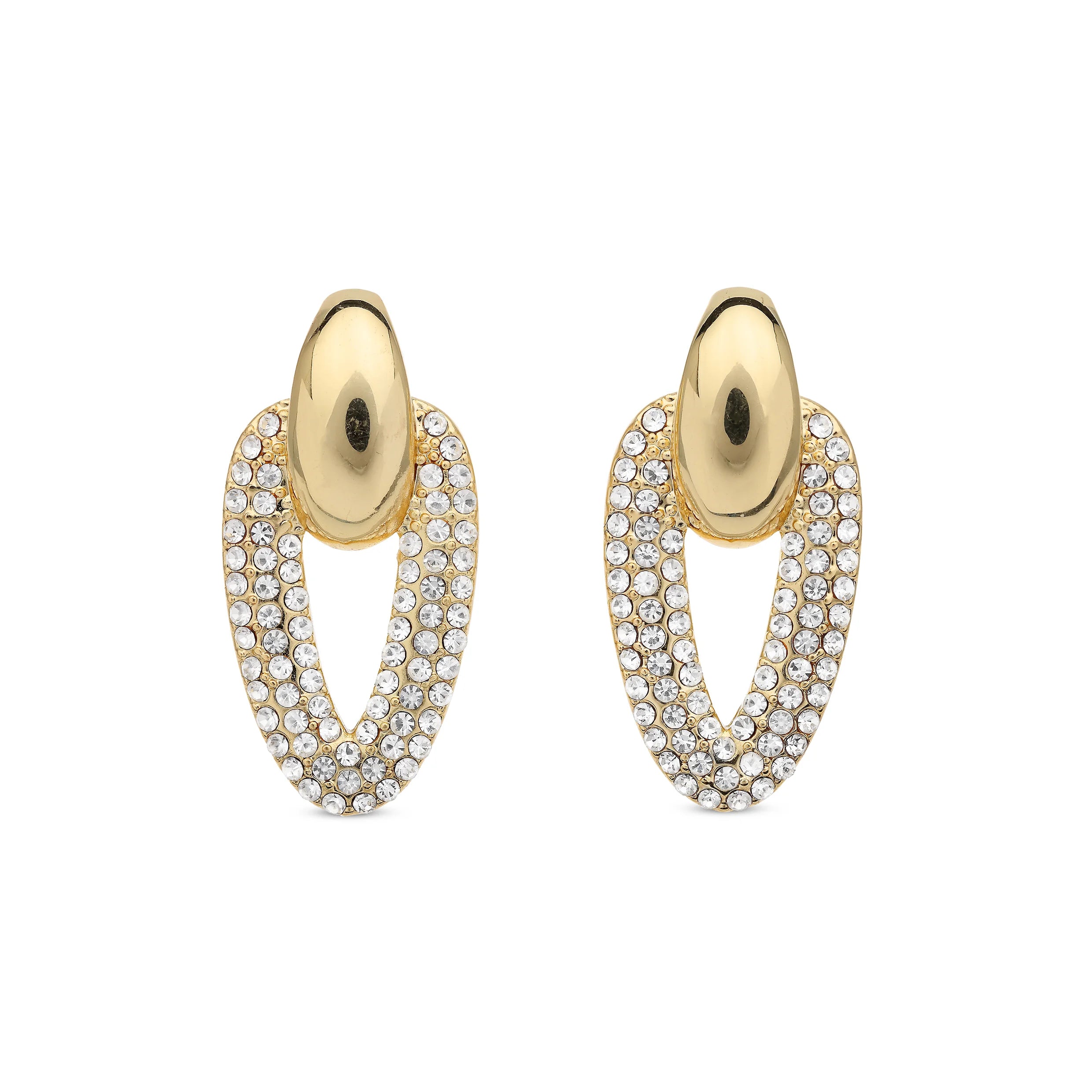 Oorbellen goudkleurig BE jewels 0257