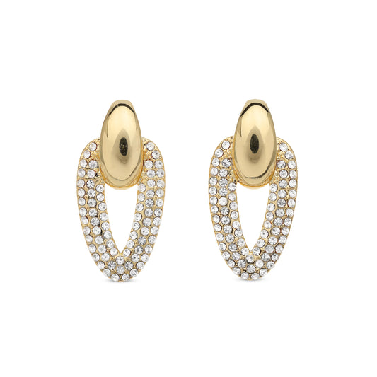 Oorbellen goudkleurig BE jewels 0257