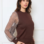 Pull Clara choco leopard