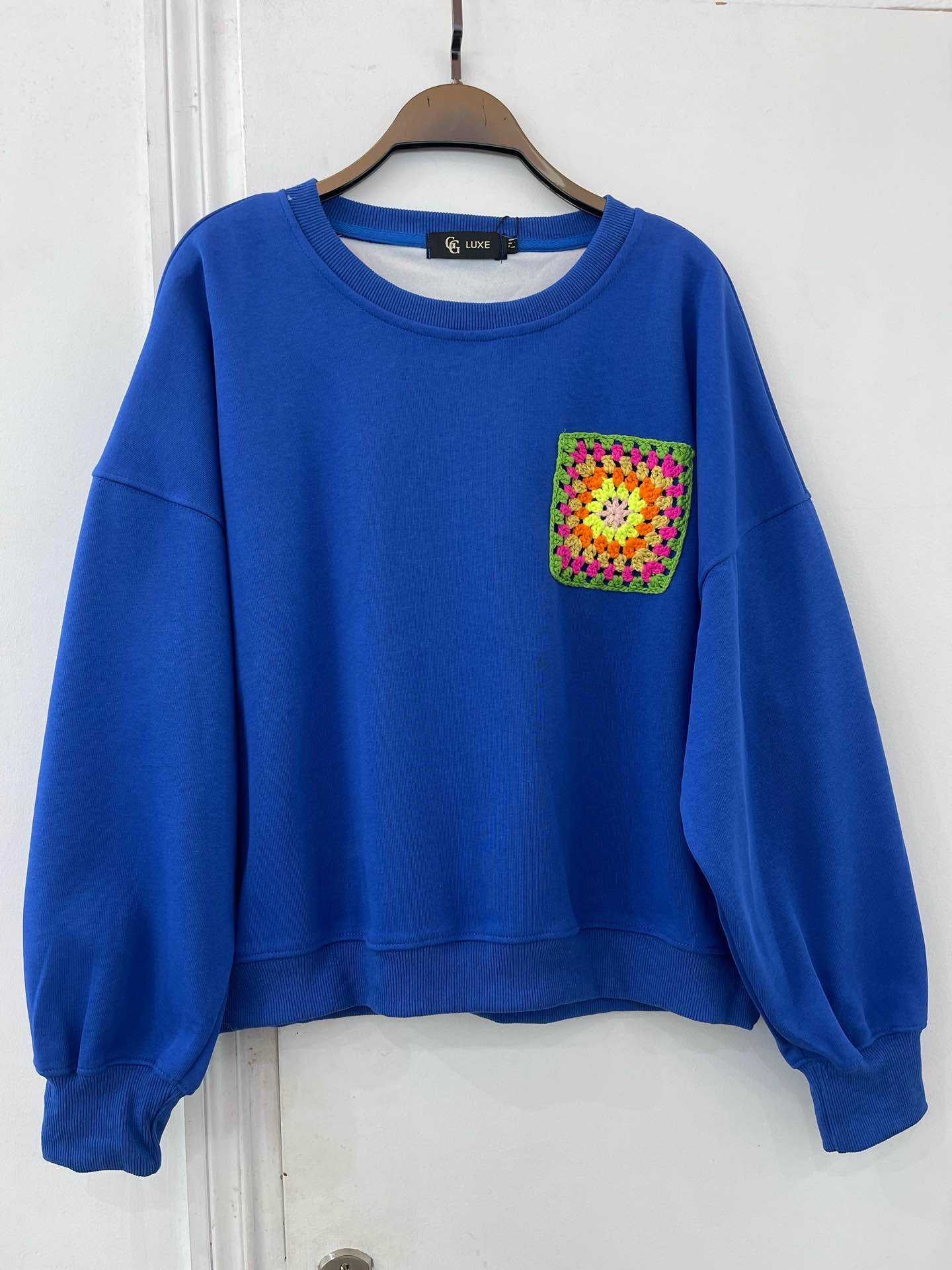 Pull Michelle Royal blauw