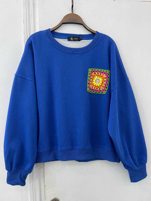 Pull Michelle Royal blauw