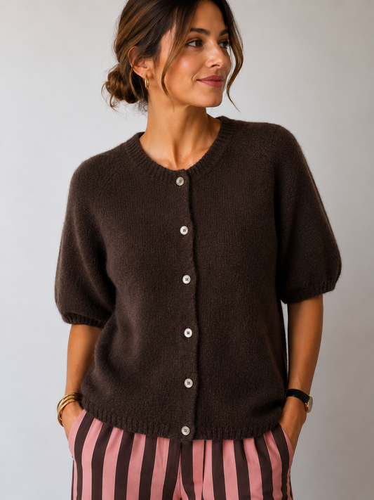 Gilet/pull Noéline choco