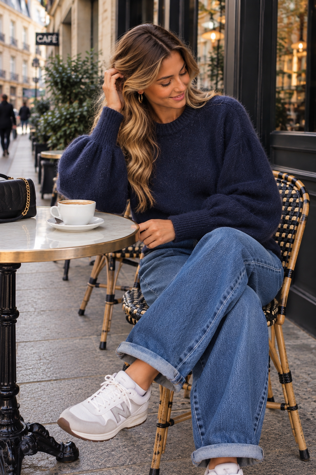 Pull Mila blauw