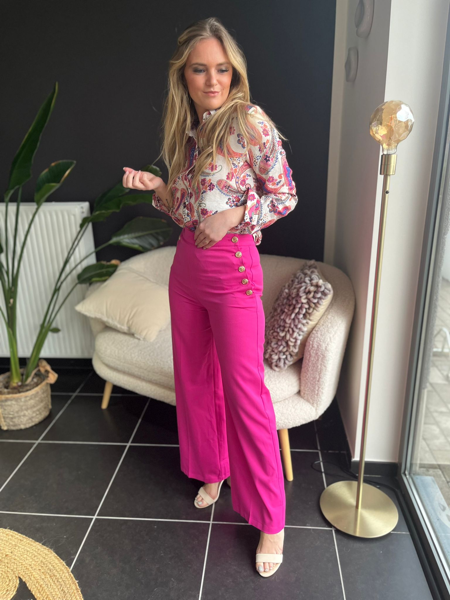Broek Maya fushia