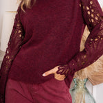 Pull Kimberly burgundy
