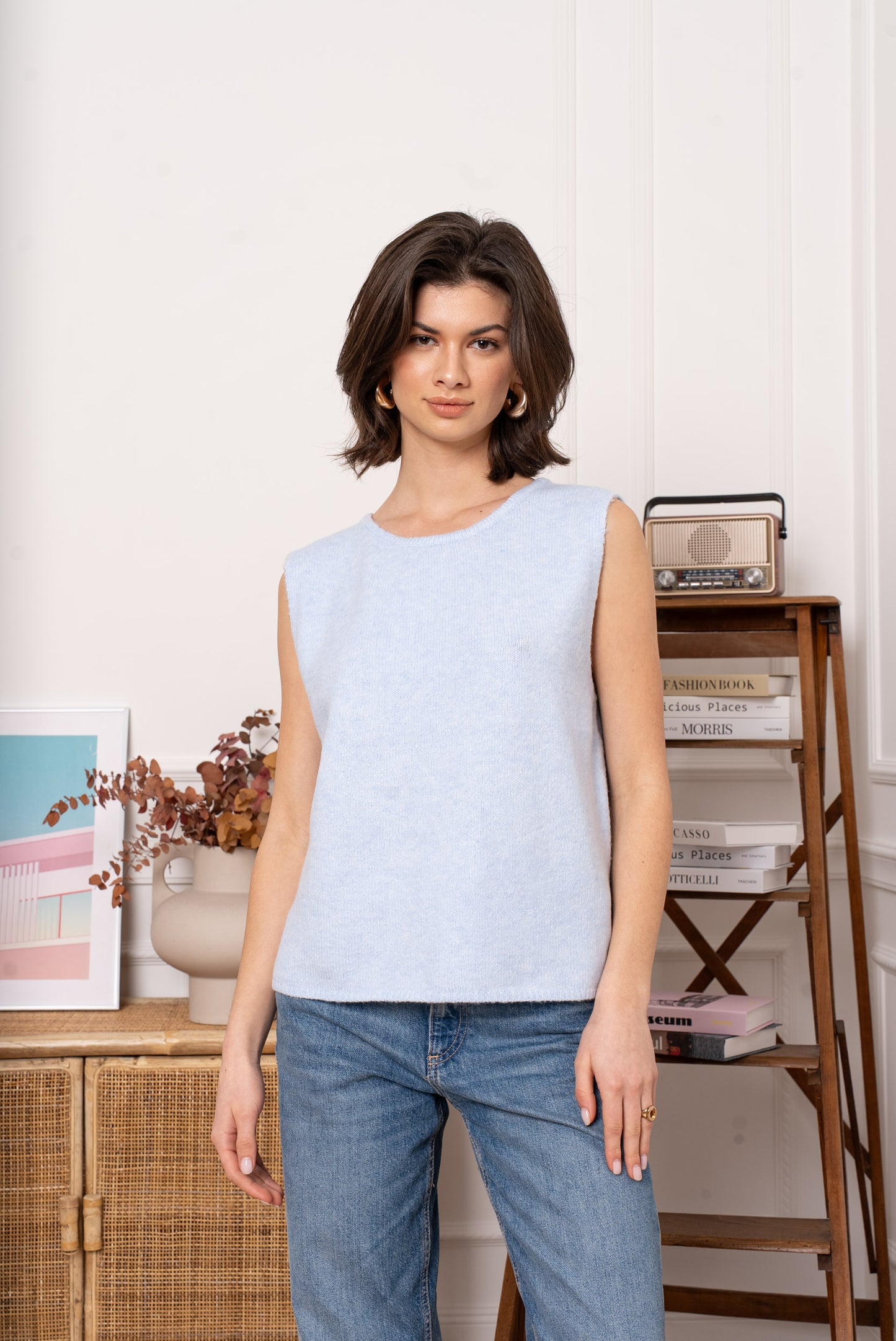 Bloesje Kimberly licht blauw