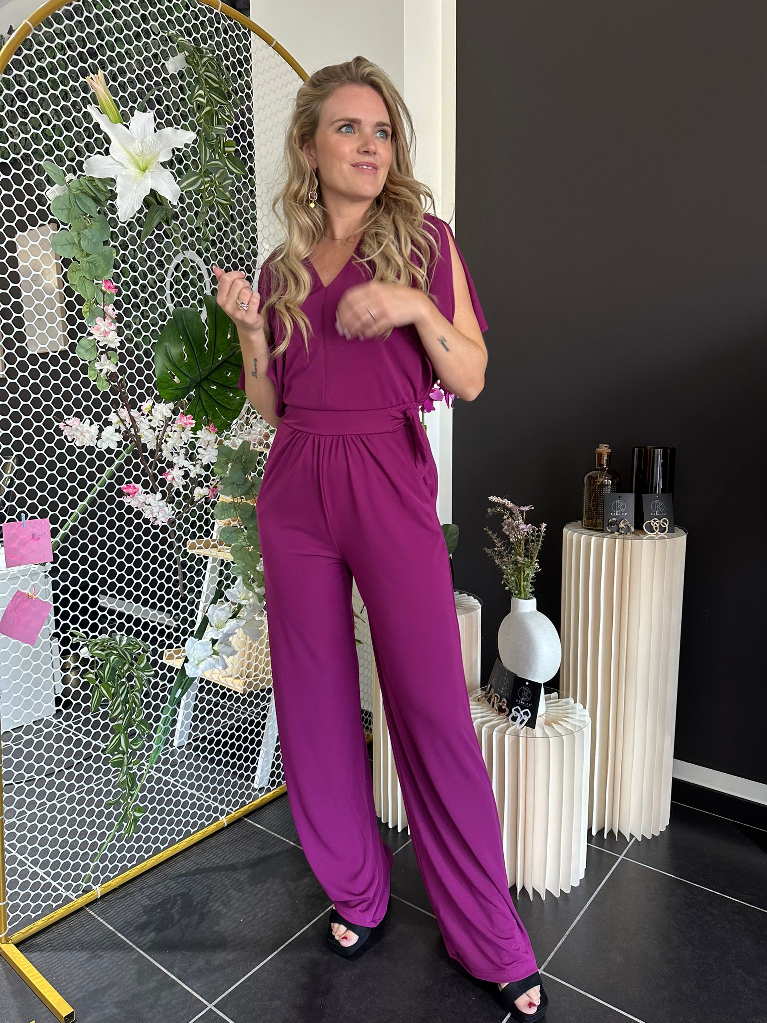 Jumpsuit Amelie erice purple