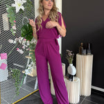 Jumpsuit Amelie erice purple