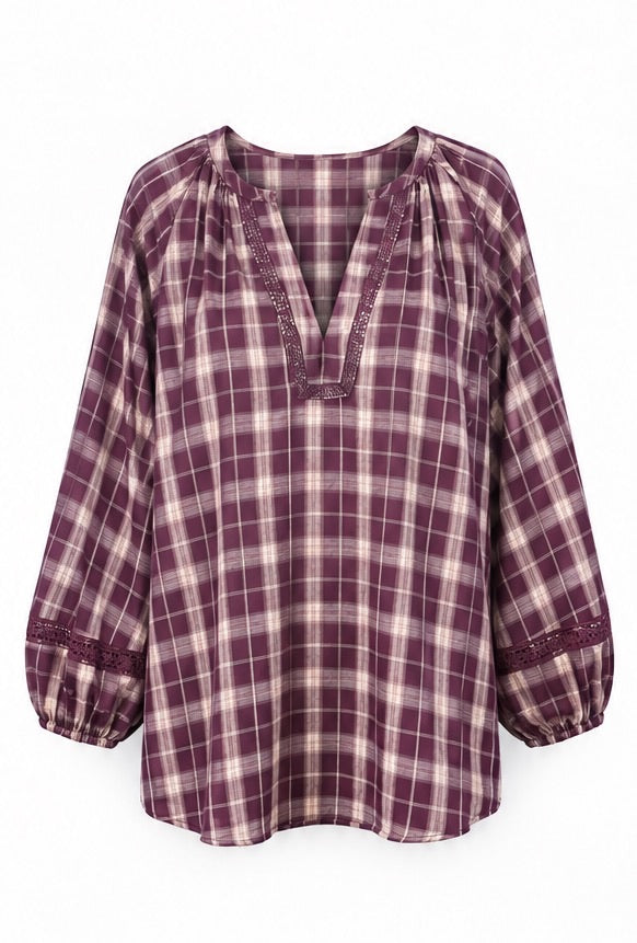 Hemd Mila purple