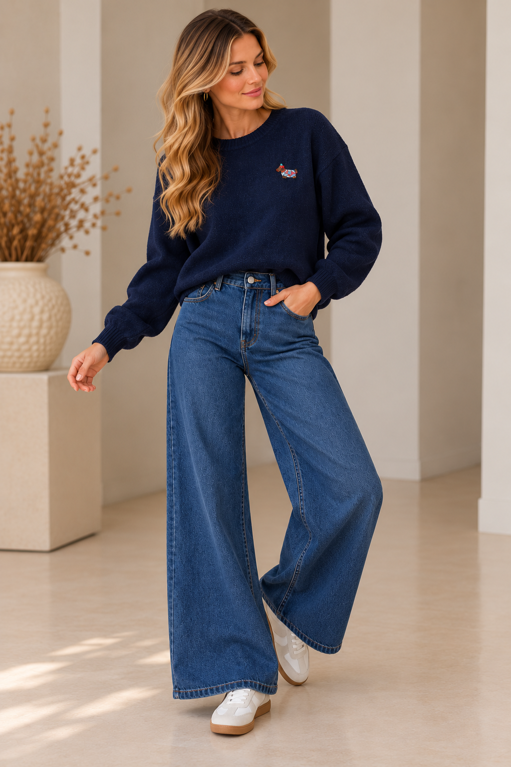 Pull See navy tekkel