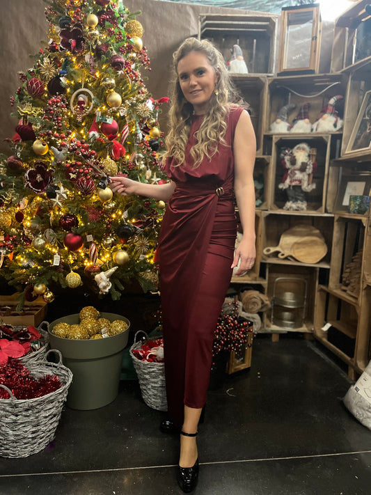Kleed Allyson Bordeaux