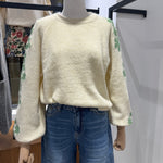 Pull Seelly beige / groen