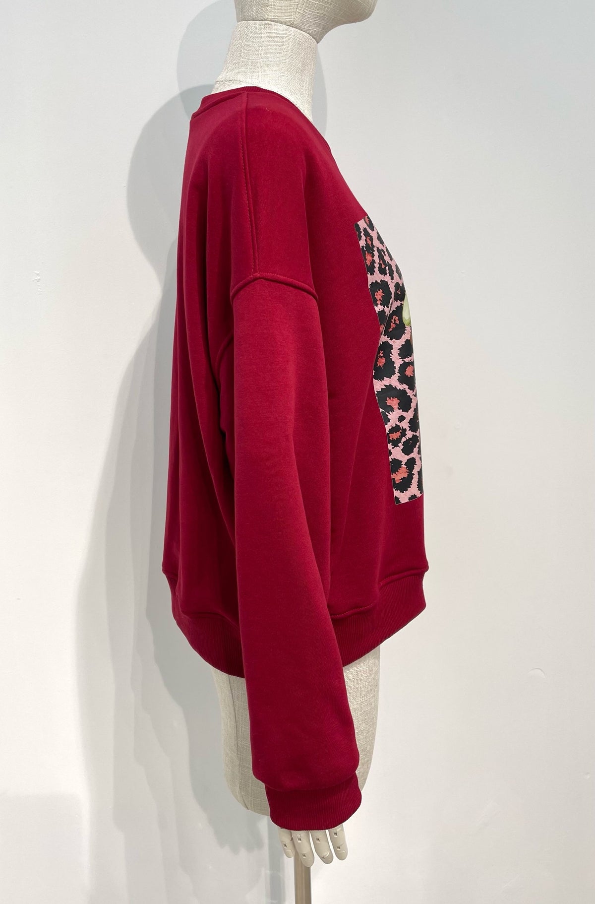 Pull roos burgundy