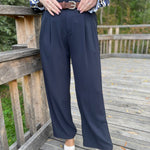 Broek Feel navy