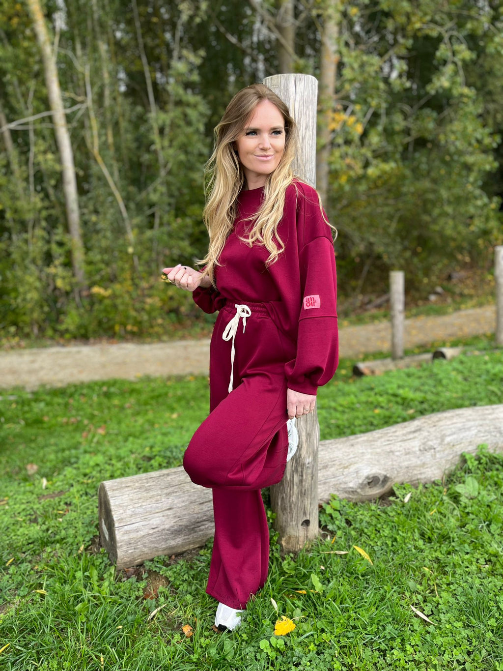 Broek Adinda Bordeaux