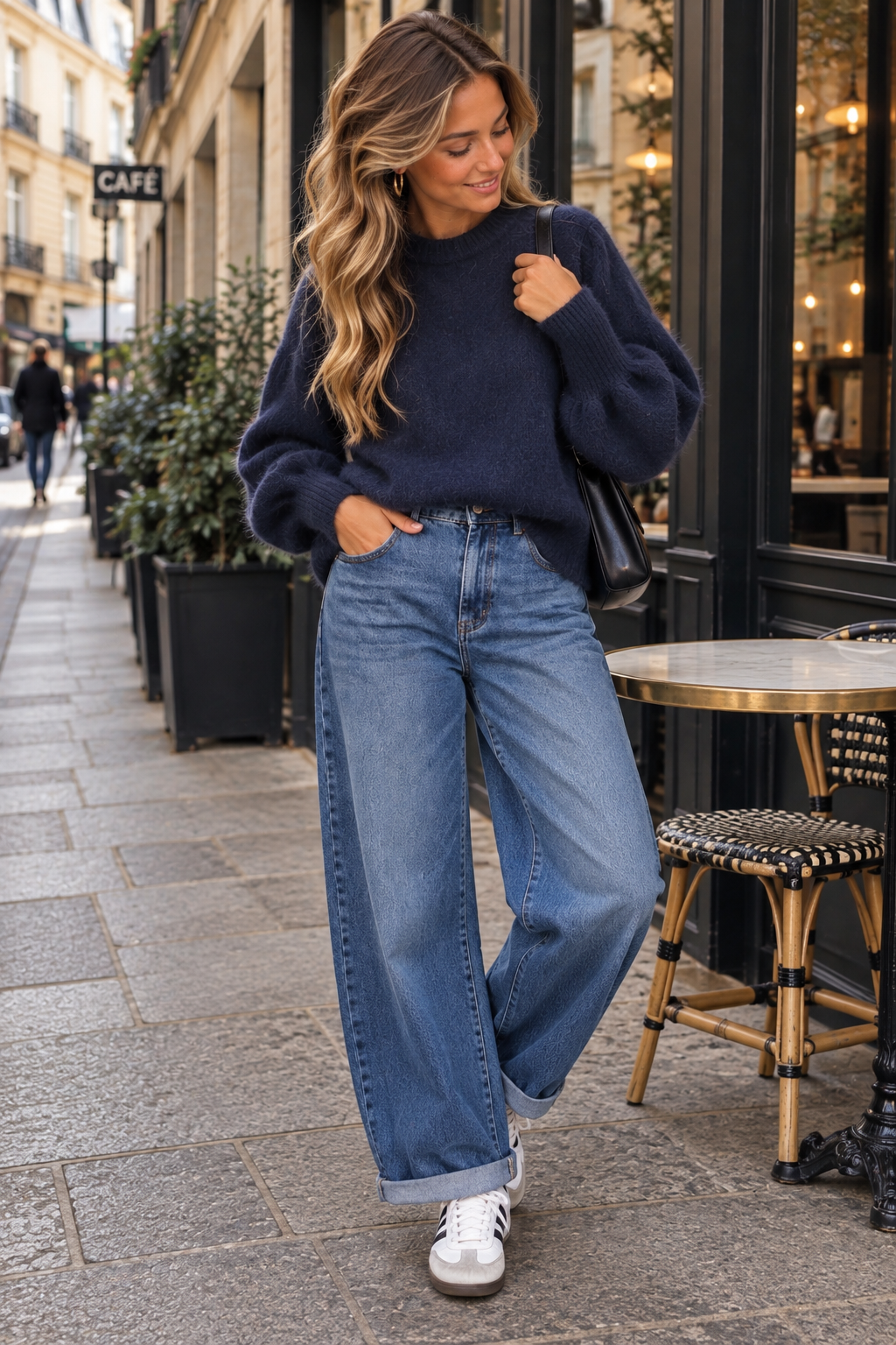 Pull Mila blauw
