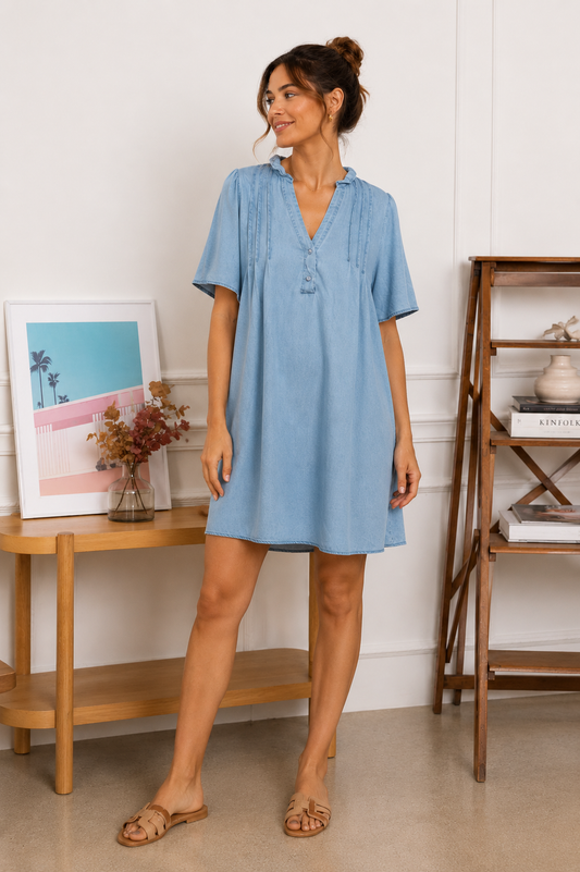 Kleedje Kimberly blauw