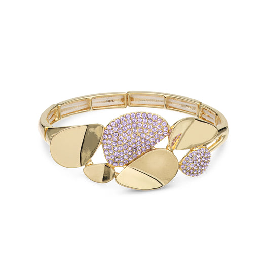Elastische armband licht paars