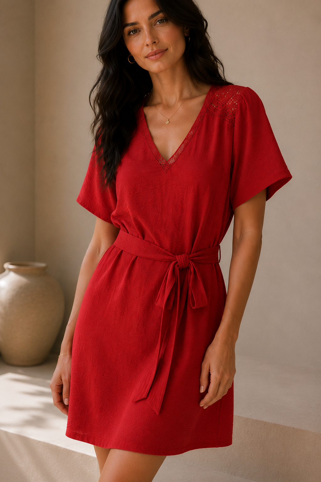 Kleedje Maya rood