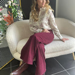 Hemd Suzzy Bordeaux