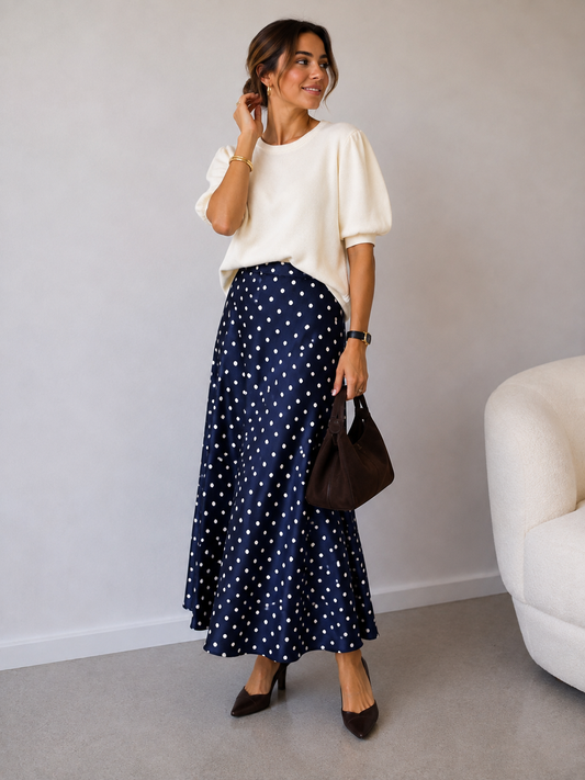 Rok J&L blauw polka