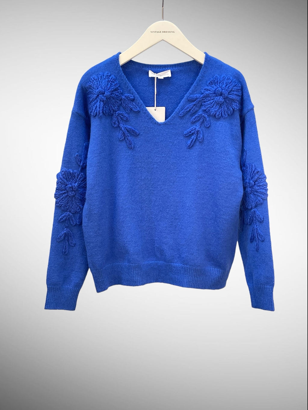 Pull Vintage blauw