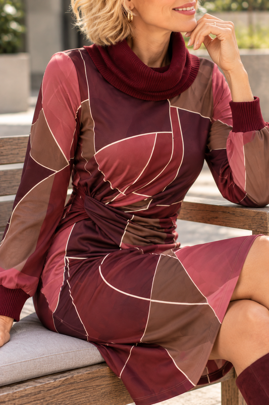 K-DESIGN — JURK MET ROLKRAAG & RETRO PRINT