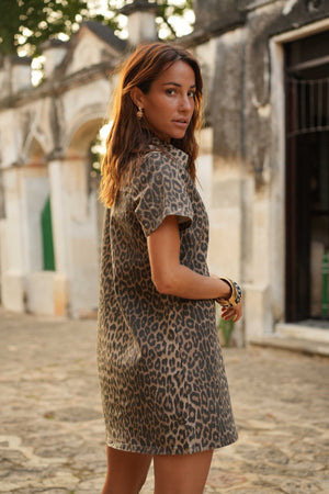 Jeanskleedje Oraije Royale Leopard