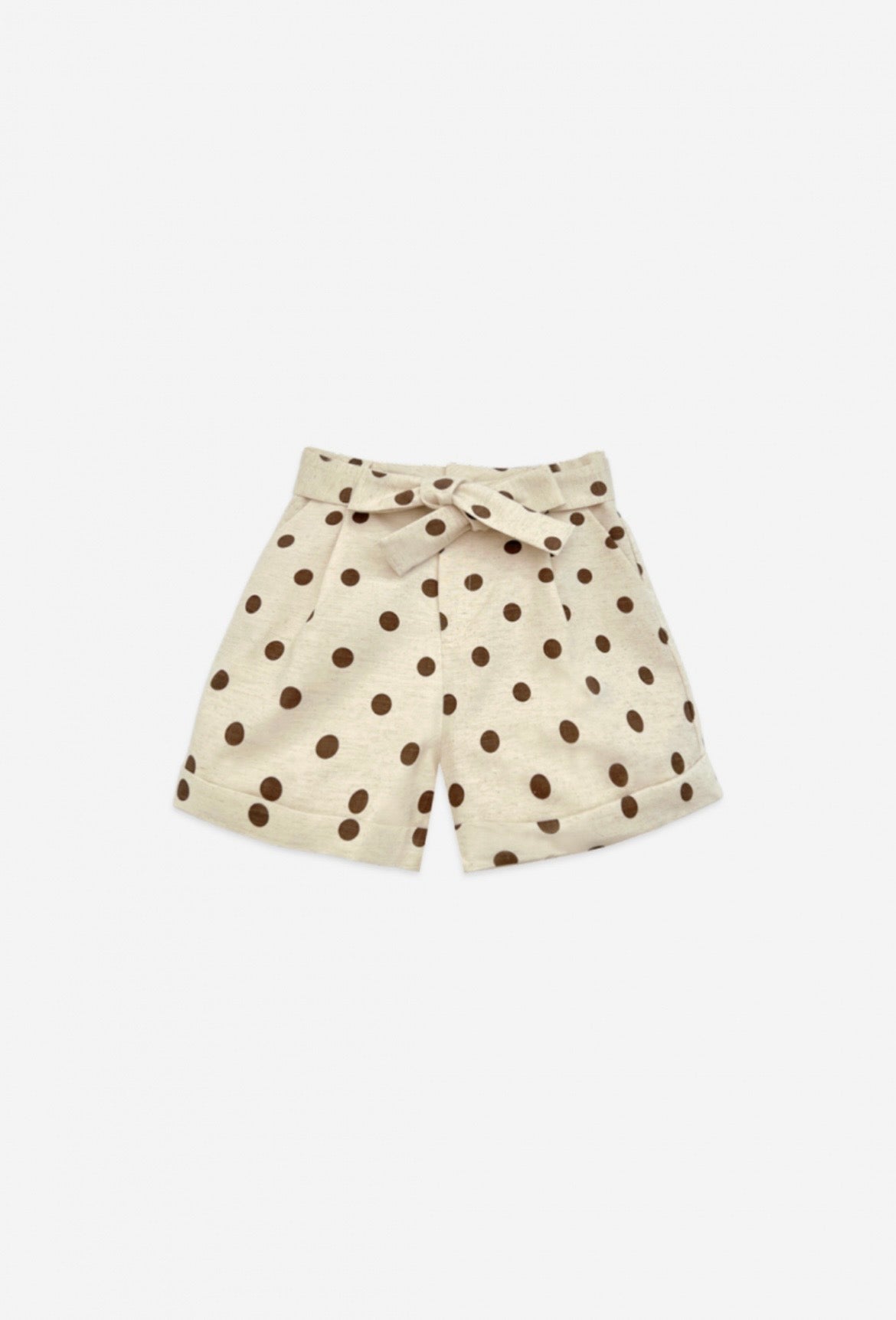 Short Elli taupe polka