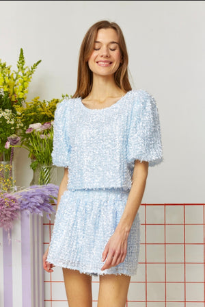 Short Elli licht blauw